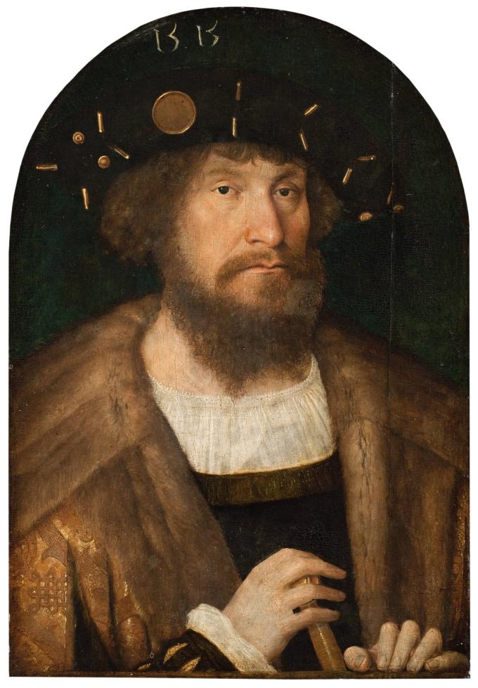 Christian 2. Maleri på træ af Michel Sittow fra 1514-1515. Christian 2. Maleri på træ af Michel Sittow fra 1514-1515.