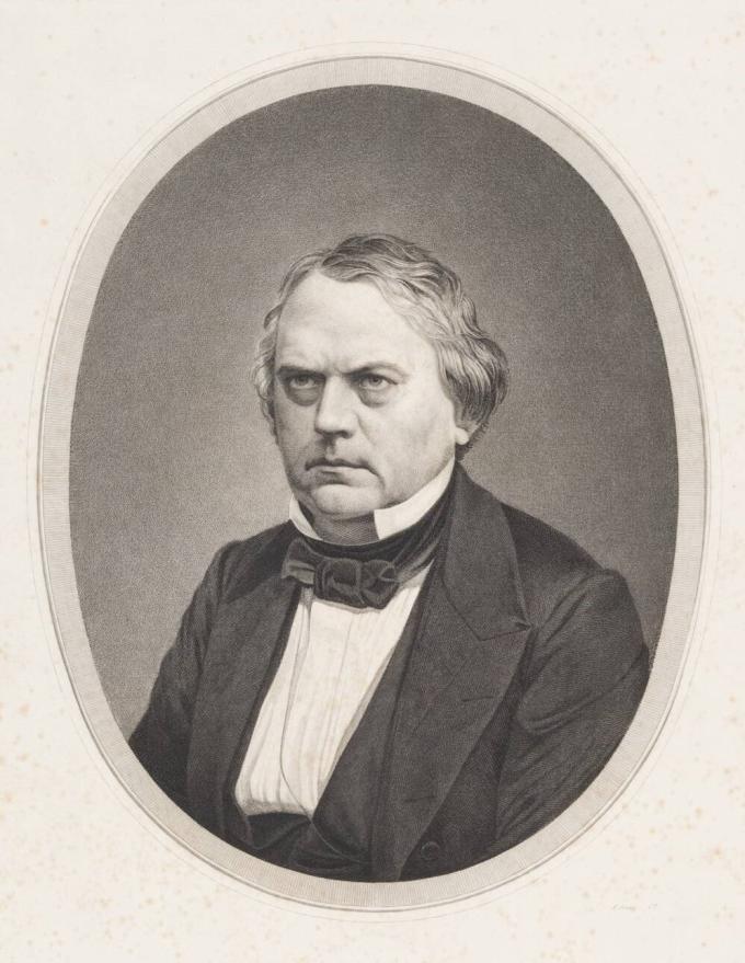 D.G. Monrad. Radering af Edvard Sonne fra 1863-1867. D.G. Monrad. Radering af Edvard Sonne fra 1863-1867.