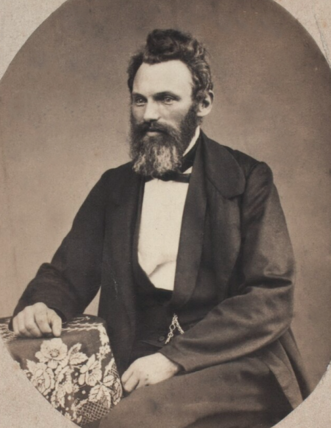 Cornelius Appel fotograferet i 1850'erne eller 1860'erne. Cornelius Appel fotograferet i 1850'erne eller 1860'erne.