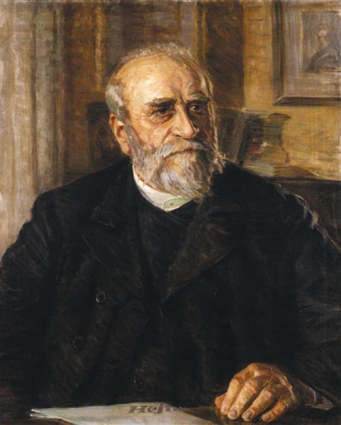 Jørgen Nielsen Hansen Skrumsager malet af Agnes Smidt Jørgen Nielsen Hansen Skrumsager malet af Agnes Smidt