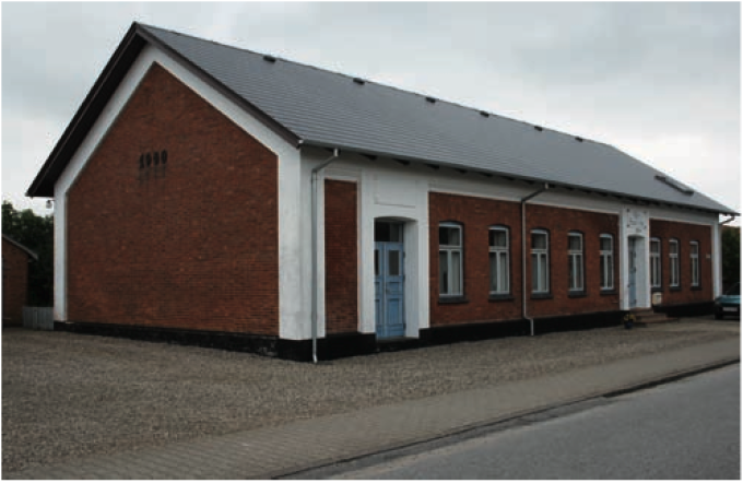 Løgumkloster Missionshus opført i år 1900. Løgumkloster Missionshus opført i år 1900.